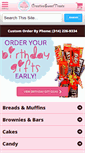 Mobile Screenshot of creativesweettreats.com